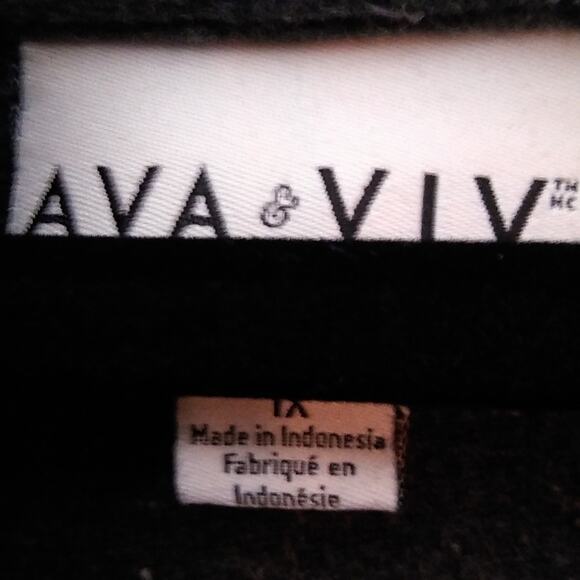 Ava and Viv lounge wear top. Size 1X - Picture 2 of 7